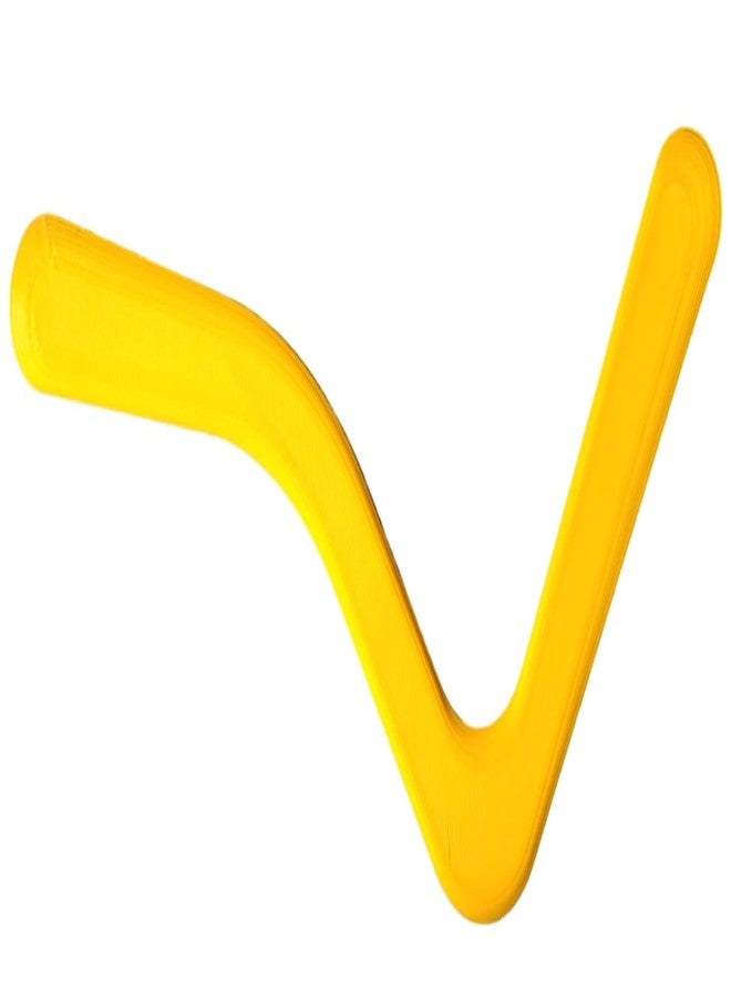 CERO ® 3D Printed Outdoor Big Boomerang for Kids, 2 to 12 Year Old Boy | Girls (Yellow PLA Plastic) - Image 1